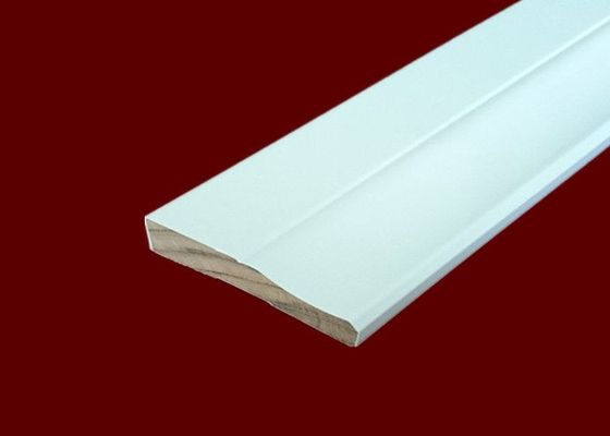 Cetakan Casing Dekoratif Putih Perumahan 100% PVC Seluler